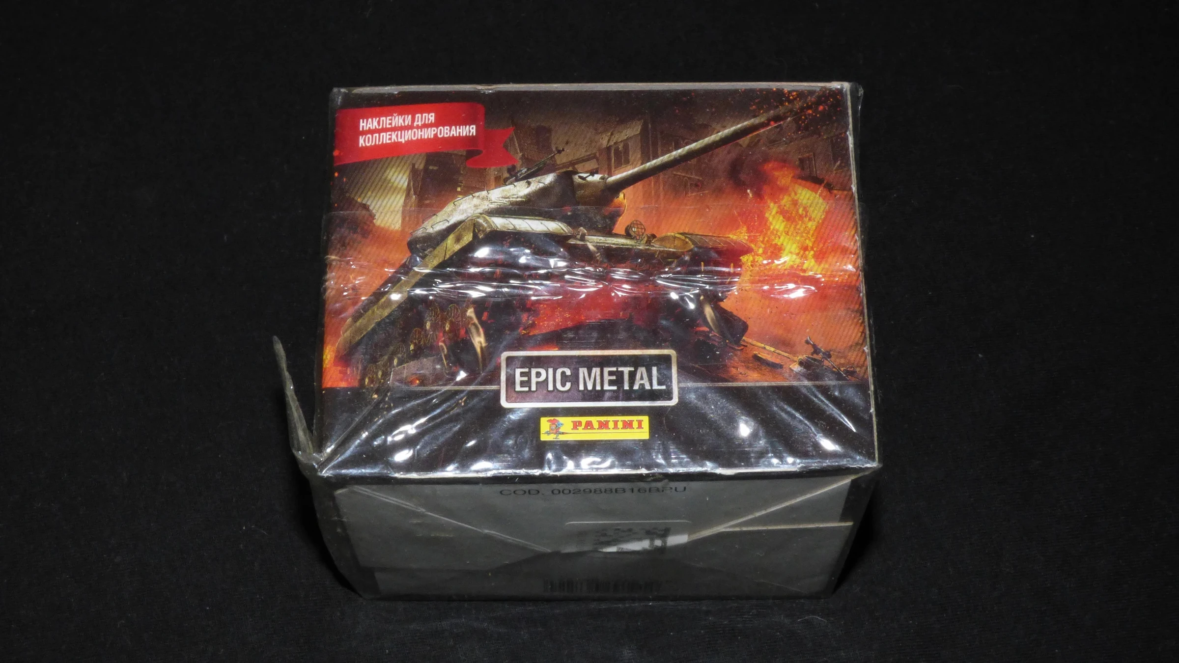 Neuve | Boîte scellée de stickers limités Panini 2014 World of Tanks. Ultra Rare – photo 2